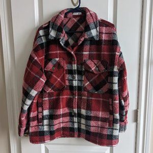 Dex Red Plaid Shacket